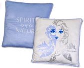 kussen Frozen 2 meisjes 45 x 45 cm polyester lila/wit