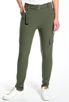 Groene Broek/Pantalon van Je m'appelle - Dames - Travelstof - Maat XL - 1 maat beschikbaar