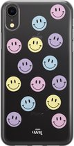 iPhone XR Case - Smiley Colors - xoxo Wildhearts Transparant Case