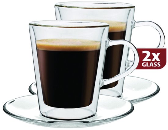 Feelino 2 x 730 ml dubbelwandige bierglazen, bierglazen, thermoglazen, dubbelwandige glazen, ideaal voor de zomer, houdt koud langer koud, tarwebierglas