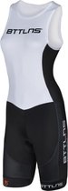 BTTLNS trisuit | triathlon pak | trisuit mouwloos dames | Nemesis 1.0 | zwart-wit | XL