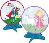 tafeldecoratie Princess & Knight 28 x 22 cm karton