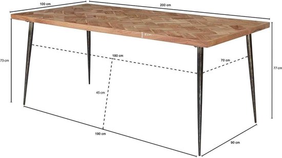 chairus Moderne ronde eettafel MDF kleine keukentafel met metalen poten, ruimtebesparende bijzettafel voor eetkamer/woonkamer, natuurlijk hout