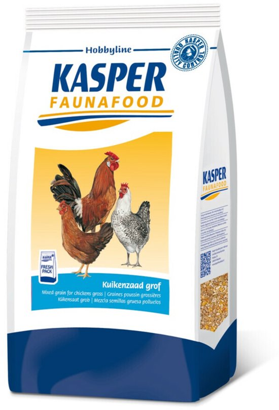 Kasper Faunafood Kuikenzaad Grof - 3 x 4 kg - Voordeelverpakking