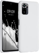 kwmobile telefoonhoesje voor Xiaomi Redmi Note 10 / Note 10S - Hoesje voor smartphone - Back cover in mat wit