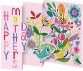 Trifold Triptych Card Enchanted Happy Mother's Day (GCN 148M)