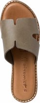 Tamaris Dames Slip-on schoen 1-1-27135-26 709 khaki wijd Maat: 38 EU