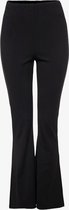 Jazlyn dames flared broek - Zwart - Maat 3XL