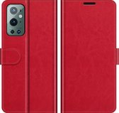 OnePlus 9 Pro Hoesje - Mobigear - Wallet Serie - Kunstlederen Bookcase - Rood - Hoesje Geschikt Voor OnePlus 9 Pro