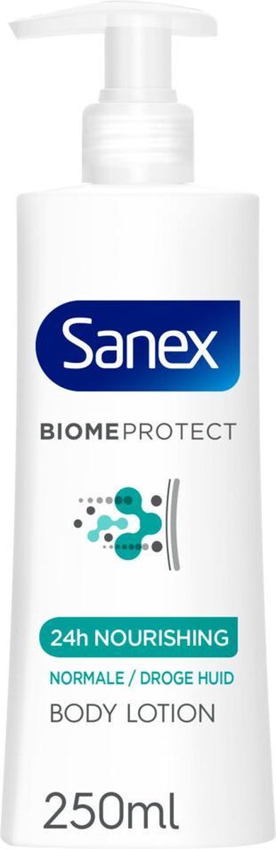 6x Sanex Bodylotion BiomeProtect 24h Nourishing 250 ml