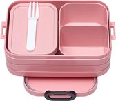 Mepal – Bento lunchbox Take a Break midi- inclusief bento box – Nordic pink – Lunchbox voor volwassenen