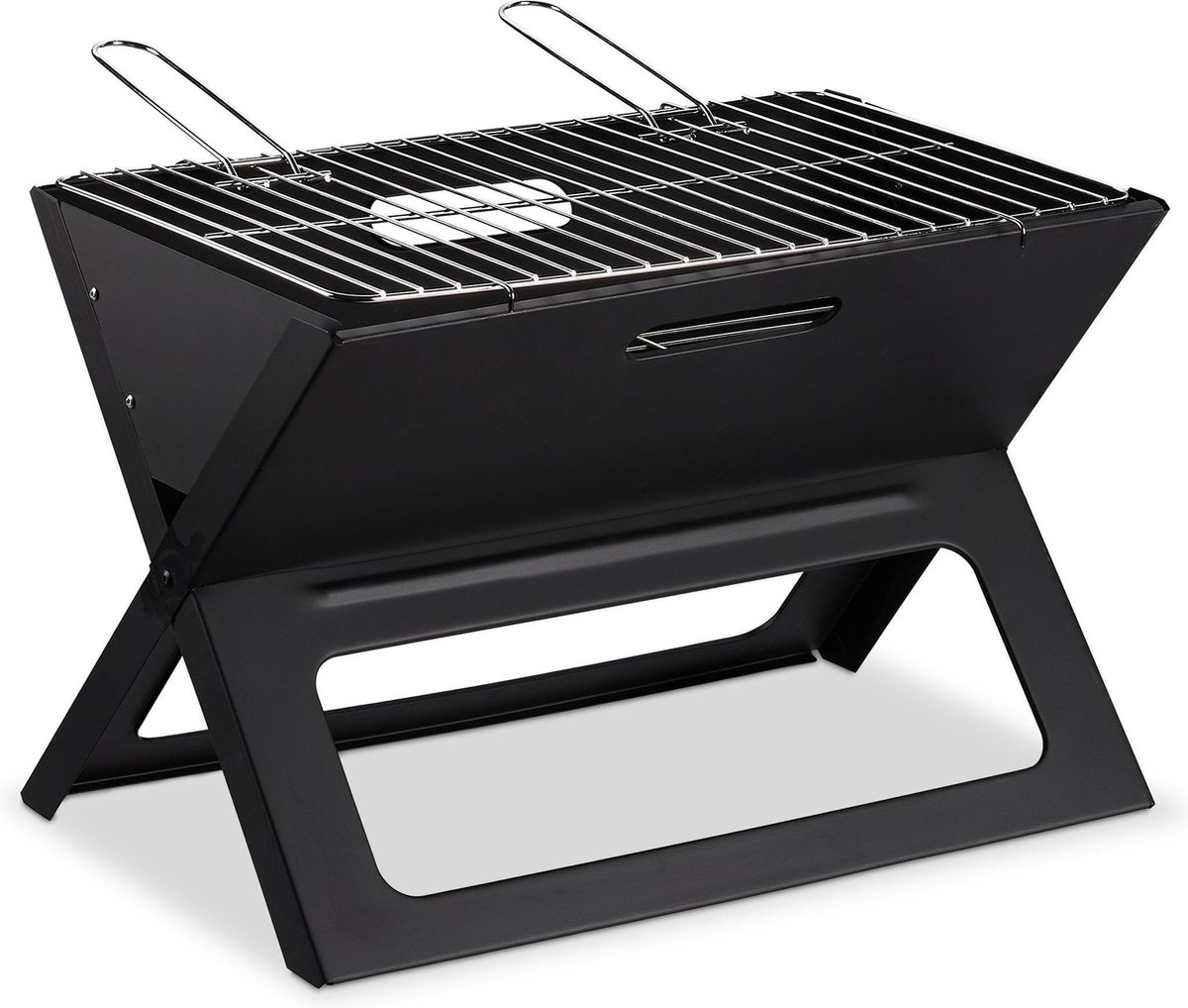relaxdays Opvouwbare barbecue - inklapbaar - bbq - opvouwbaar - rooster - camping - park