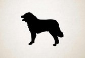 Silhouette hond - Karakachan Dog - Karakachan-hond - M - 60x75cm - Zwart - wanddecoratie