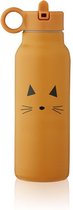 Waterfles Falk Water Bottle / 350ml Cat Mustard | Liewood