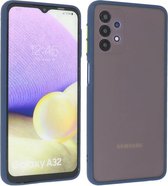 Hoesje Geschikt voor de Samsung Galaxy A32 4G - Hard Case Backcover Telefoonhoesje - Blauw