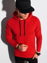 Heren - Hoodie - Rood - B1154-10