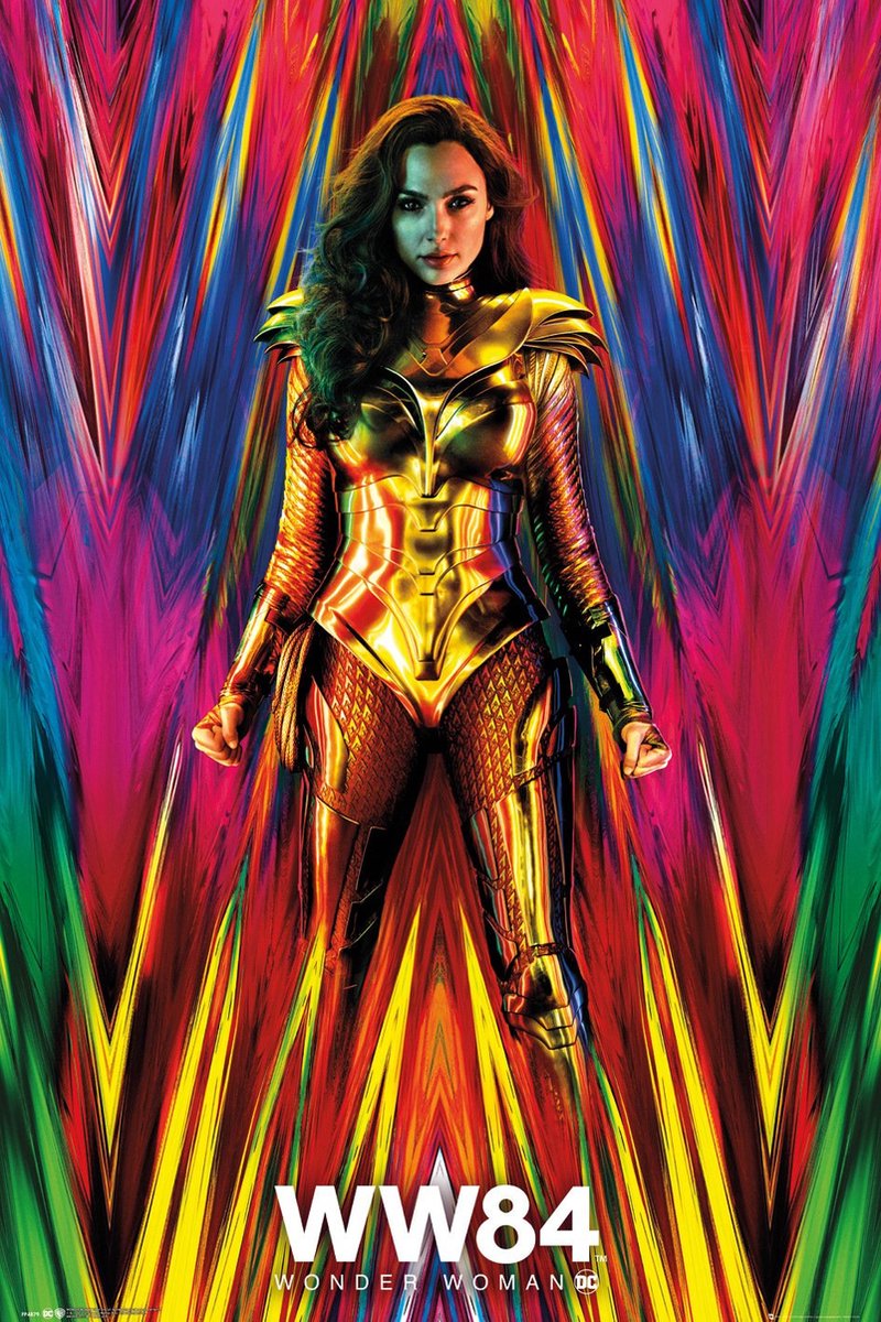 Poster - Wonder Woman Teaser - 91.5 X 61 Cm - Multicolor