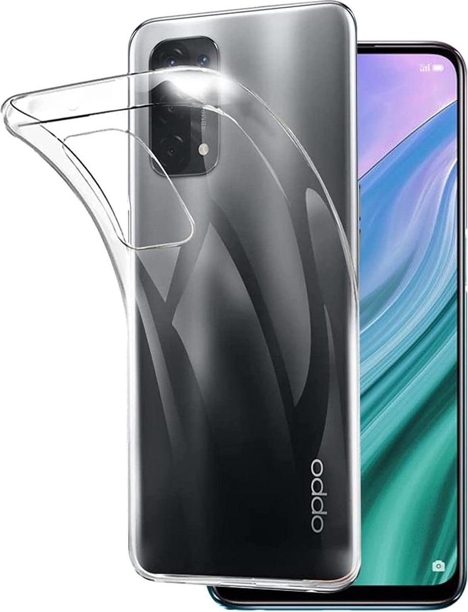 Hoesje Geschikt voor: Oppo Reno 4 Pro 5G - Silicone - Transparant