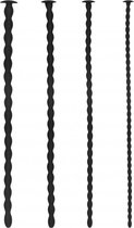 Silicone Spiral Screw Plug Set - Advanced - Black