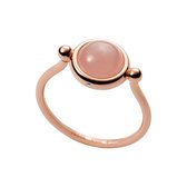 Fossil Dames Dames ringen edelstaal rozenkwarts 56 Roségoud 32015801