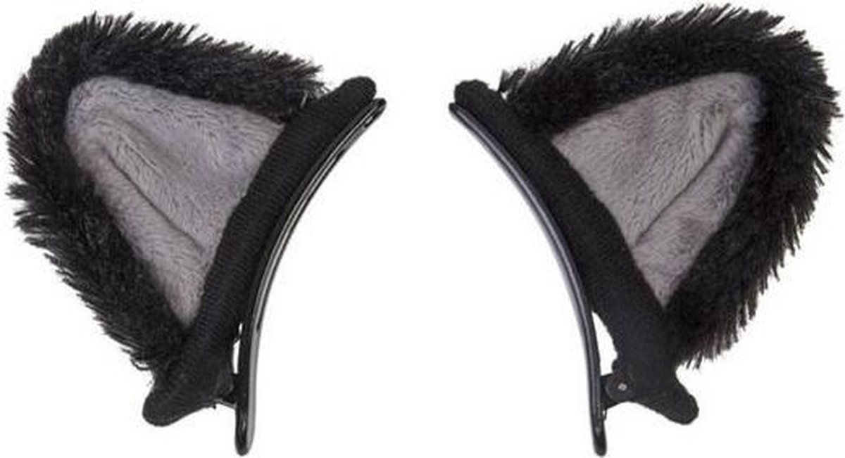 Renchey Wolf oren staart en handschoenen set - Halloween Wolf Tail Clip Ears Handschoenen - Cosplay Wolf Kostuum Halloween Kostuums Accessoires