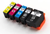 Inkt Cartridges - Epson 202XL / Epson Expression Premium XP6000/ XP6005 - Zwart/Foto Zwart,Rood/Geel/Blauw - 5 Cartridges