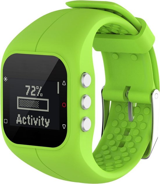 Bracelet de montre Convient pour Polar A300 Vert Siliconen