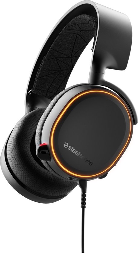 SteelSeries Arctis 5 RGB Gaming Headset - PC + PlayStation 5 - Zwart