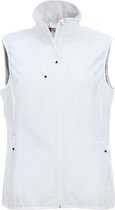 Clique Basic Softshell Vest Ladies 020916 - Vrouwen - Wit - L
