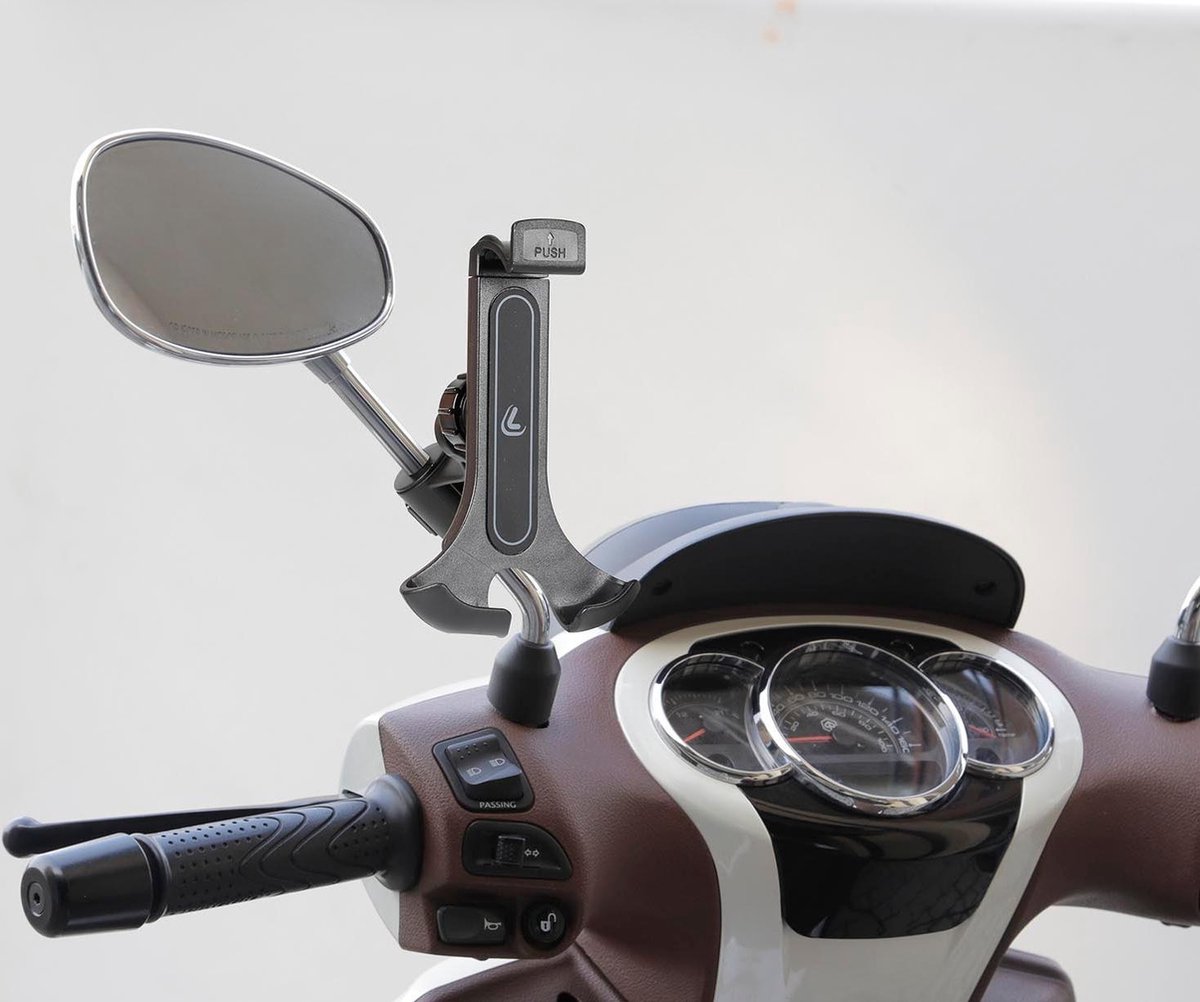 Lampa Telefoonhouder voor Scooter - Geschikt voor Motor - Fatbike - Vespa - Piaggio - La Souris – foto 7