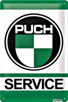 Puch Service.  Metalen wandbord  20 x 30 cm