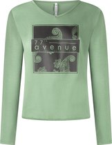 Zoso T-shirt Jessy 215 Green/black Dames Maat - S