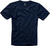 Brandit - Basic Heren T-shirt - L - Blauw