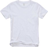 Brandit - Basic Kinder T-shirt - Kids 158 - Wit