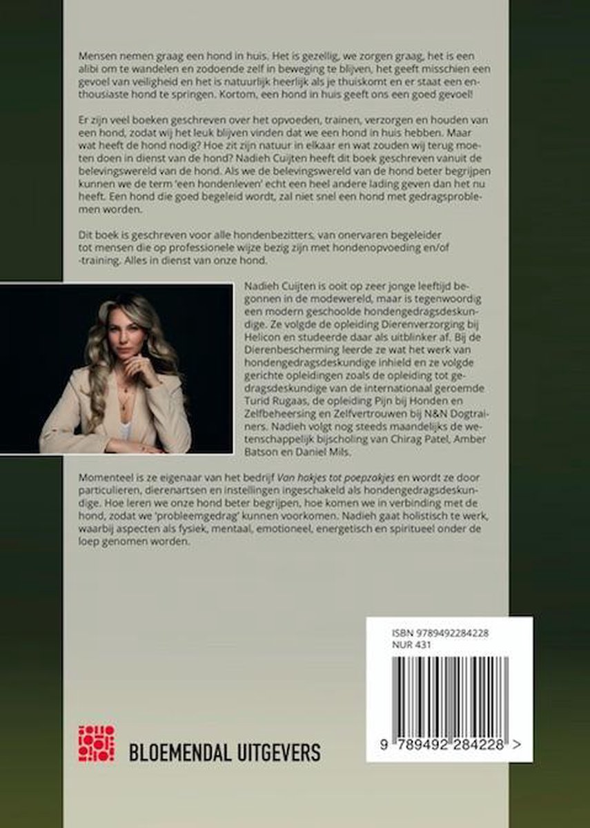 Je hond beter begrijpen - back cover