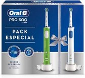Elektrische tandenborstel Oral-B PRO600 3D Groen Wit