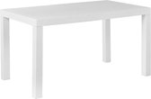 Beliani FOSSANO - Table de jardin - blanc - matière synthétique