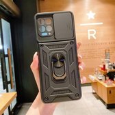 Voor Motorola Moto G100 Sliding Camera Cover Design TPU + PC-beschermhoes (zwart)