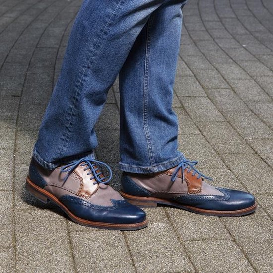 Homme Chaussures Chaussures  à lacets Chaussures Oxford Luano 312-16411 hommes Chaussures en bleu Bugatti pour homme en coloris Bleu 