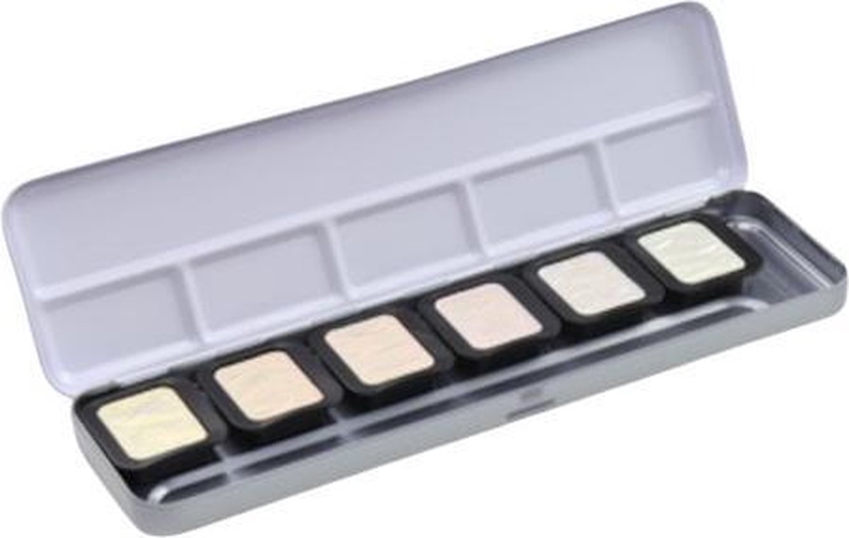 FINETEC® Iriserende aquarelverf set Pixie Dust | 6 kleuren — afbeelding 6