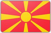 Vlag Noord-Macedonië - 200 x 300 cm - Polyester