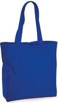Organic Premium Cotton Maxi Bag (Blauw)