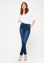 LOLALIZA Slim jeans - Donker Blauw - Maat 42