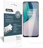 dipos I 2x Pantserfolie helder compatibel met OnePlus Nord N100 Beschermfolie 9H screen-protector (expres kleiner dan het glas omdat het gebogen is)