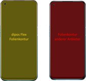 dipos I 3x Beschermfolie 100% compatibel met Oppo A54 Folie I 3D Full Cover screen-protector