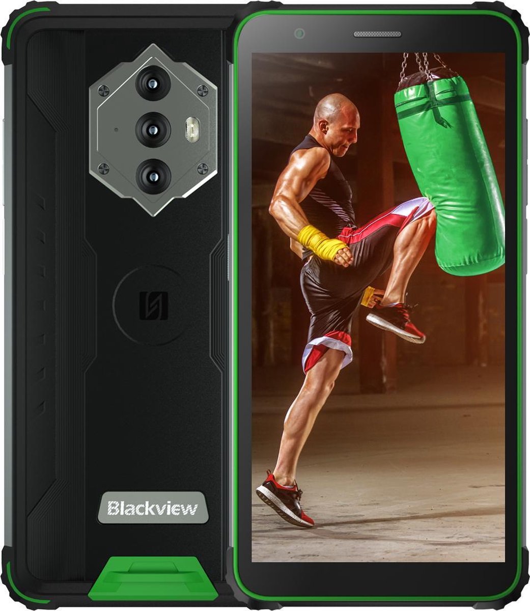Blackview BV6600 - Smartphone 64GB - 4GB RAM - Dual Sim - Robuust Ontwerp - Groen
