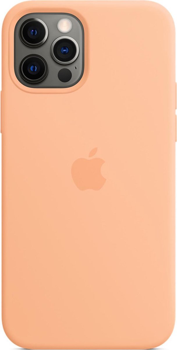 Apple - Siliconenhoesje - MagSafe - iPhone 12 / 12 Pro - Cantaloupe
