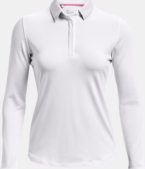 Under Armour Zinger Long Sleeve Woman Polo White