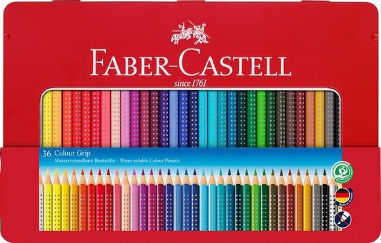 Crayons de couleur Polychromos, boîte métal de 36 pièces