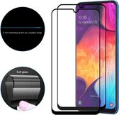 2 STUKS ENKAY Hat-Prince 0.1mm Full Screen Cover Flexibel Glas Gehard Beschermfolie voor Galaxy M30 / Galaxy A30 / A50